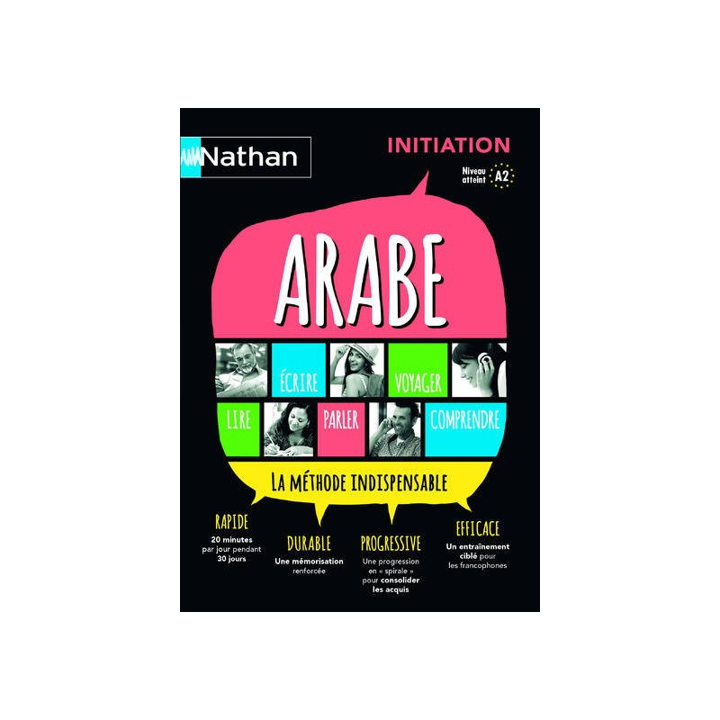 Coffret Arabe Initiation (1livre+cahier d'écriture+2 CD)