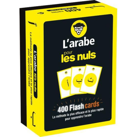 400 Flashcards for learning Arabic (Arabic-Frensh) -Arabic for Dummies