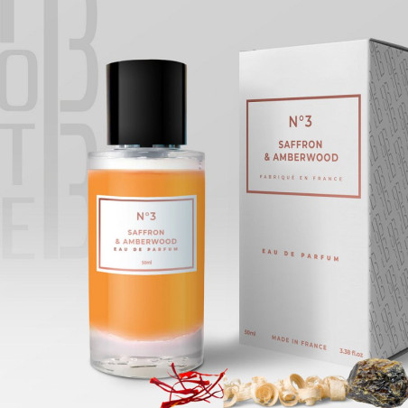 Saffron & Amberwood Eau de Parfum Mixte - Note 33 - 50ml