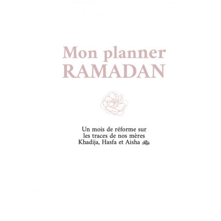 Mon Planner Ramadan - couleur rose