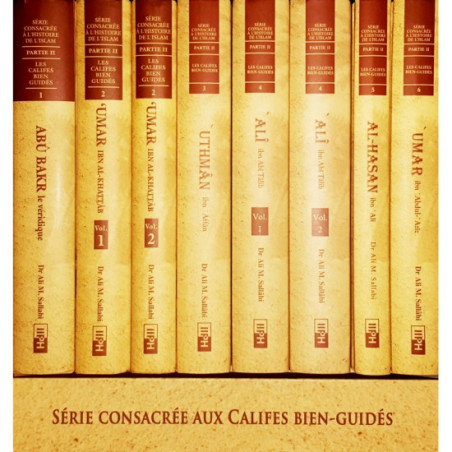 Pack (8 Livres) : Série sur les Califes Bien Guidés d'après Dr Ali Sallabi