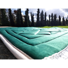 Thick and Soft Prayer Mat - SMALL size - GREEN colors