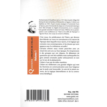 أسئلة حول الإسلام للغزالي (المجلد الأول/فرنسي)