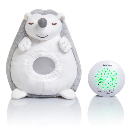 Hedgehog Plush Coranic Night Light Islatoys - Talking Comforter for Children