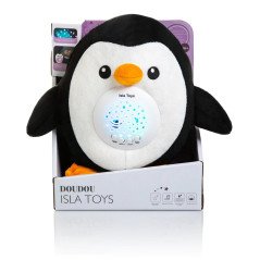 Penguin Plush Coranic Night Light Islatoys - Talking Comforter for Children