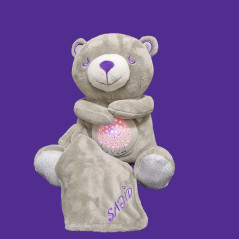 Teddy Bear Plush: Koranic Night Light and Crying Detector for Baby