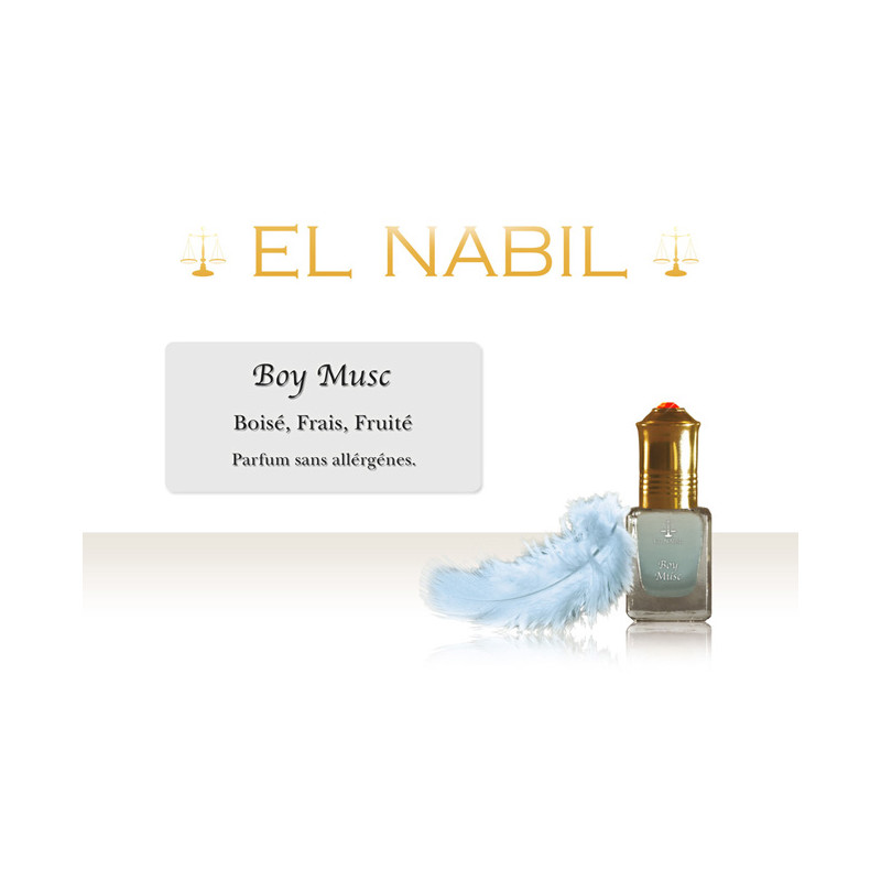 Perfume El Nabil - Boy Musk - 5 ml