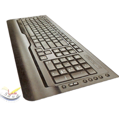 لوحة مفاتيح Azerty USB فرنسي-عربي