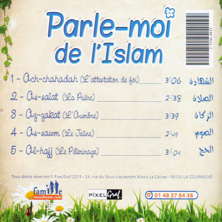 CD - Parle moi de l'Islam (sans musique, avec percussion)