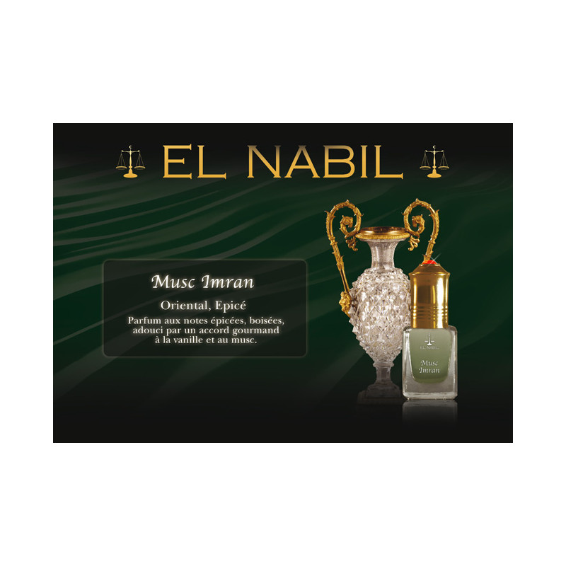 Parfum El Nabil - Musc Imran  - 5 ml