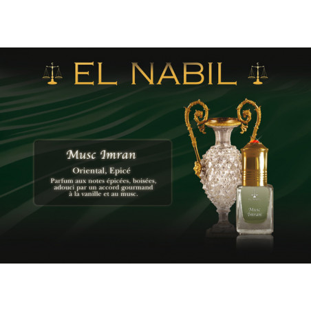 Parfum El Nabil - Musc Imran  - 5 ml