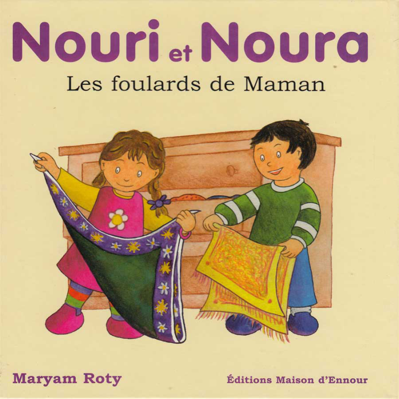 Nouri and Noura - Mom's scarves by Myriam Roty