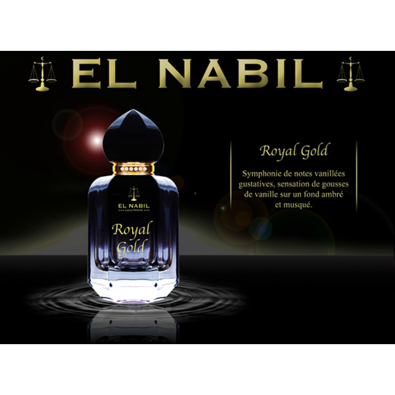EL NABIL Royal gold  luxury perfume 50 ml