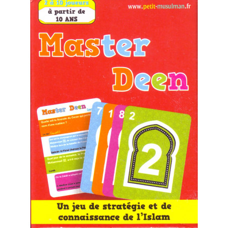 Master Deen Niveau 2 : Jeu de cartes