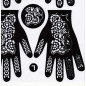 Tatouage éphémère avec le henné gabarit pour mains (Lali)