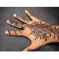 Ephemeral tattoo with henna template for hands (Lali)