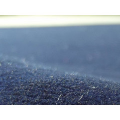 Plain Color Luxury Velvet Prayer Rug - NAVY BLUE