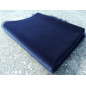 Solid Color Luxury Velvet Prayer Rug - NAVY BLUE