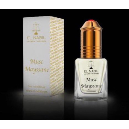 El Nabil Musc Mayssane – Alcohol-free concentrated perfume for women – 5 ml roll-on bottle