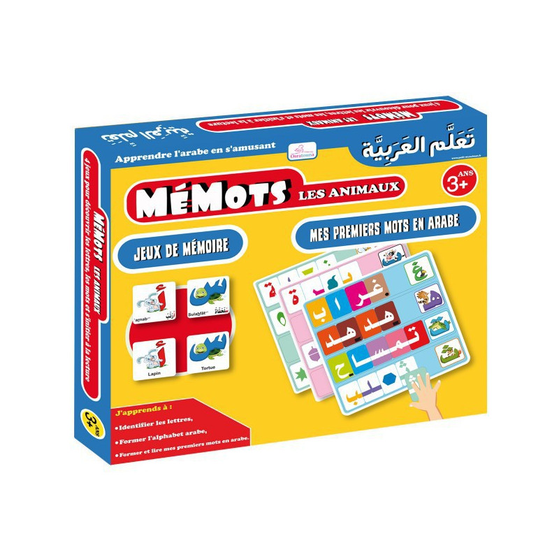 MeMots the animals game - Learn Arabic while having fun (+3 years, from 1 to 8 players)