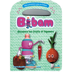 Bibam discovers fruits and vegetables on Librairie Sana