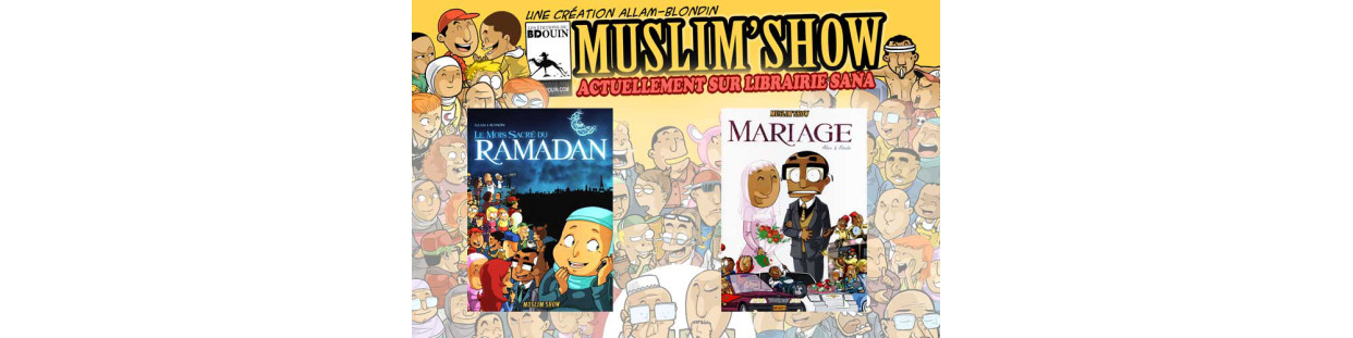 Collection Muslimshow sur librairie sana bande dessinée comique